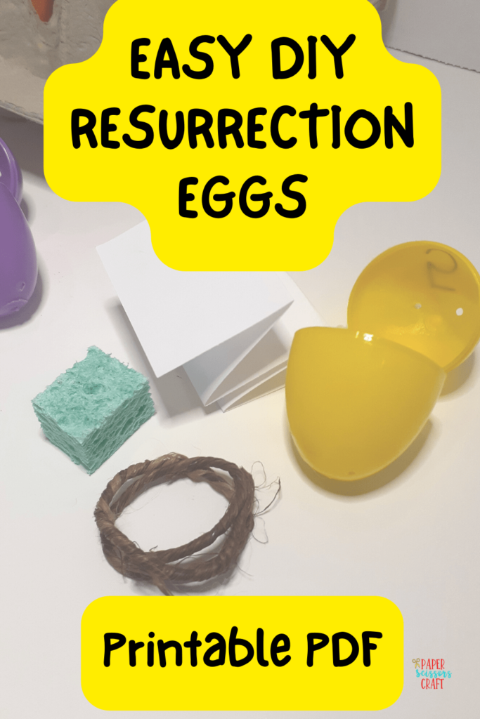 Easy DIY Resurrection Eggs Story Printable PDF
