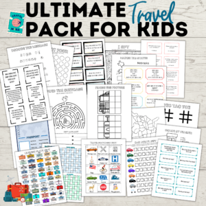The ultimate printable travel pack for kids.