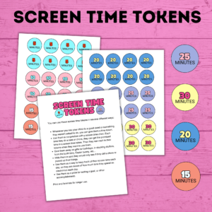 Screen time tokens.