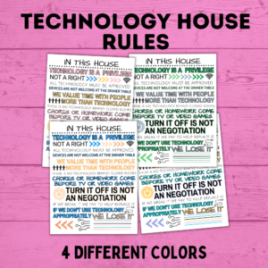 Technology house rules.