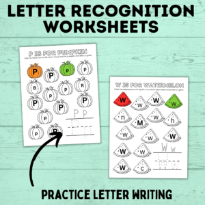 Printables to practice letter writing.