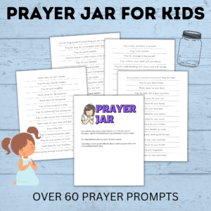 Prayer jar for kids.