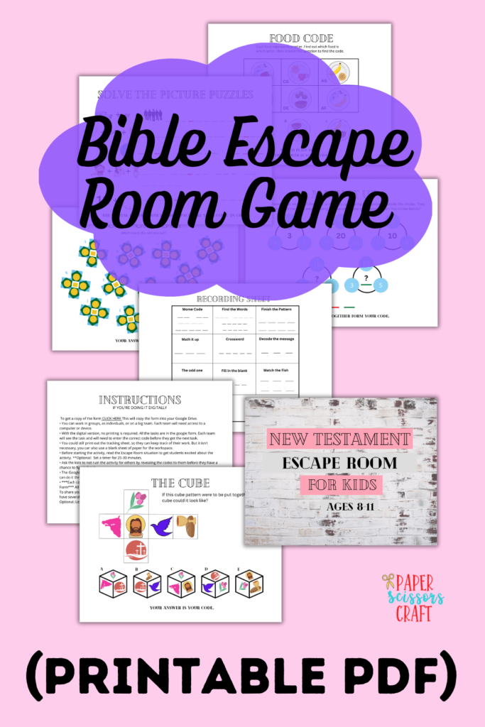 Make Your Own Escape Room Challenge for Kids (FREE Printable) - The  Activity Mom