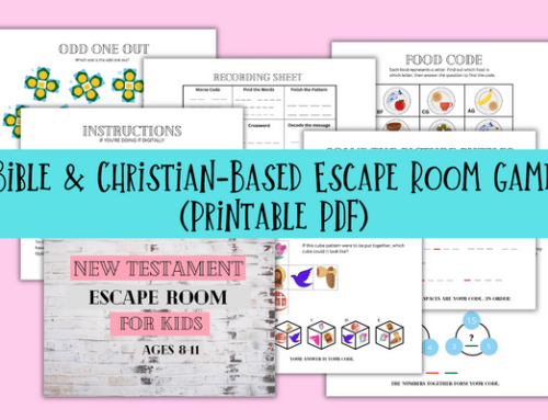 Bible & Christian Based Escape Room Game (Printable PDF)