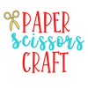 Paper Scissors Craft Logo