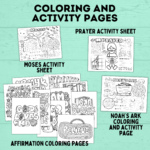 Christian Printables Pack - Paper Scissors Craft
