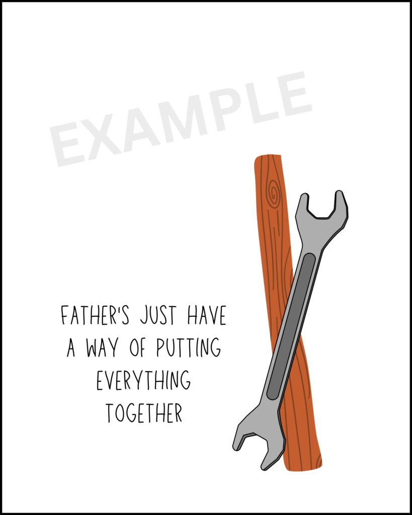 Father’s Day Hammer Footprint Craft &amp; Gift
