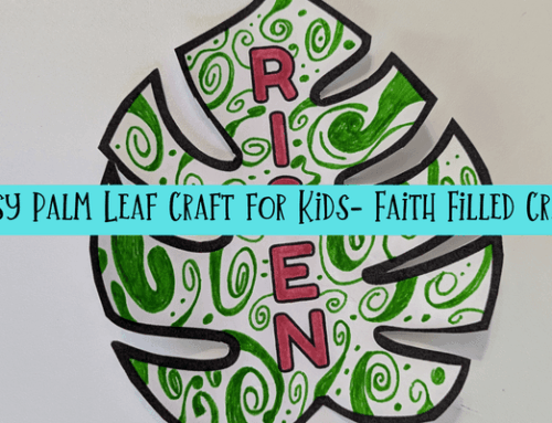Easy Palm Leaf Craft for Kids – Fun & Faith-Filled Activity for Home or Churc