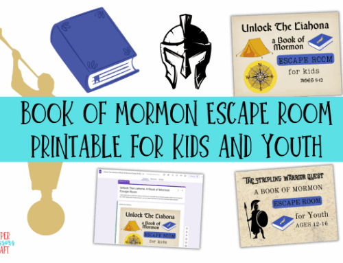Book of Mormon Escape Room Printable for Kids and Youth