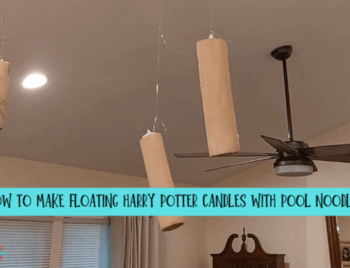 How to Make Floating Harry Potter Candles with Pool Noodles