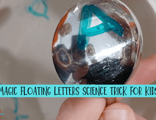 Magic Floating Letters Science Trick for Kids
