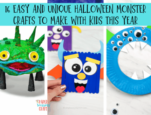 16 Easy and Unique Halloween Monster Crafts to Make with Kids This Year