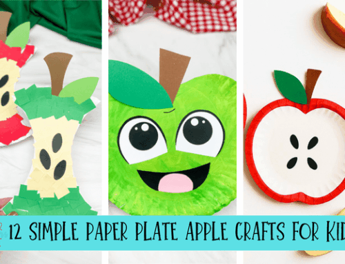 12 Simple Paper Plate Apple Crafts for Kids