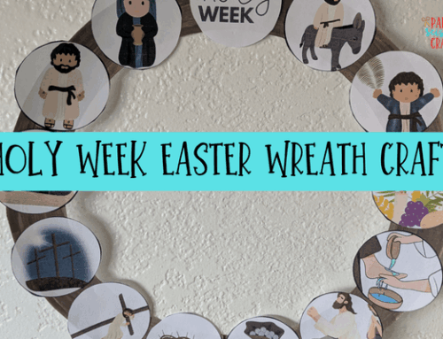 Holy Week Wreath Craft for Kids: A Meaningful Easter Activity