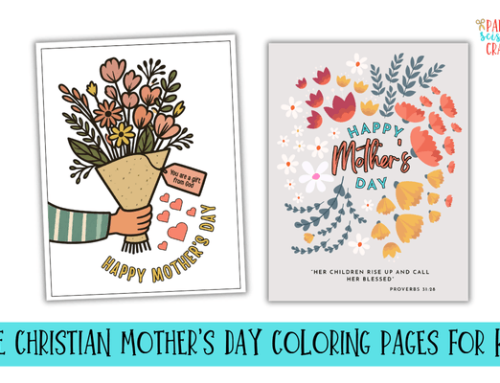 Free Christian Mother’s Day Coloring Pages for Kids