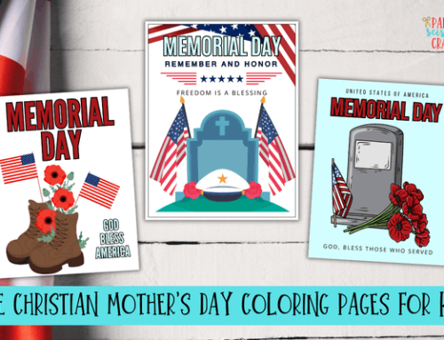 Free Christian Memorial Day Coloring Pages for Kids