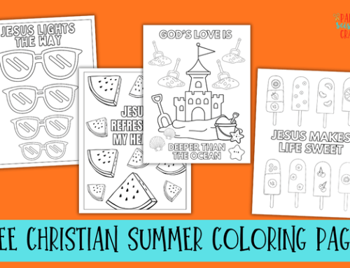 Free Christian Summer Coloring Pages for Kids and Adults