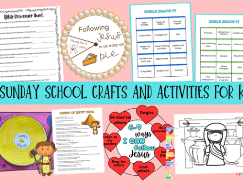 53 Sunday School Crafts and Activities for Kids with Printables and Templates