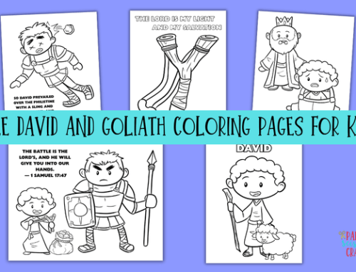 Free David and Goliath Coloring Pages for Kids