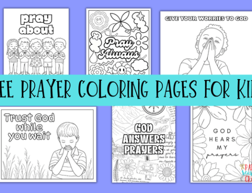 Free Prayer Coloring Pages for Kids for Sunday School Lessons