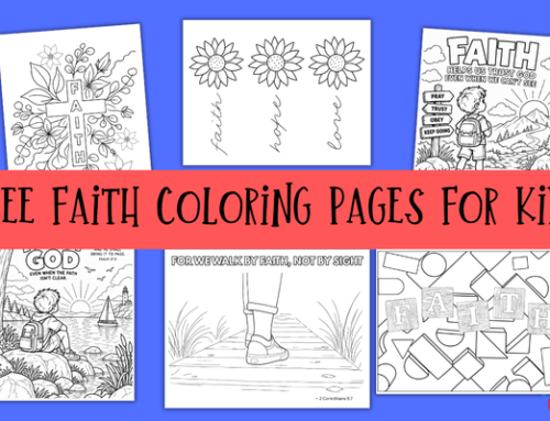 10 Free Faith Coloring Pages for Kids and Famalies