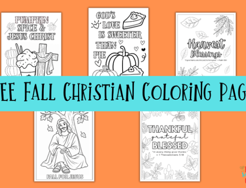 Free Fall Christian Coloring Pages for Kids and Families